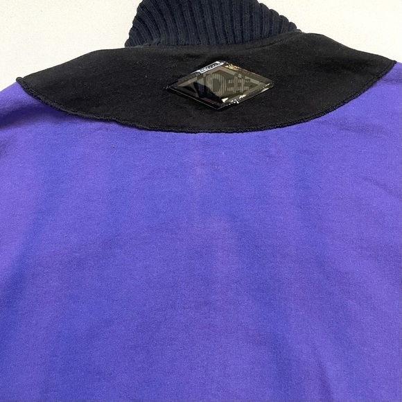 VTG 80’s 90’s color block reversible bomber jacket medium - Picture 14 of 16